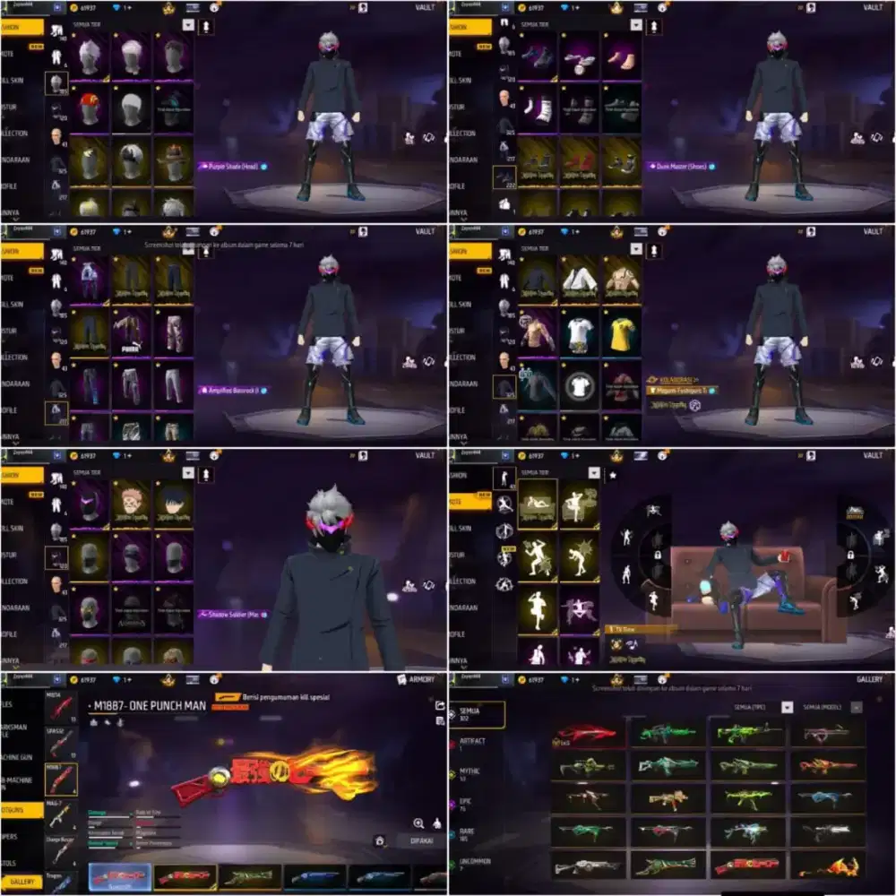 Jual akun Fre Fire Murah Meriah