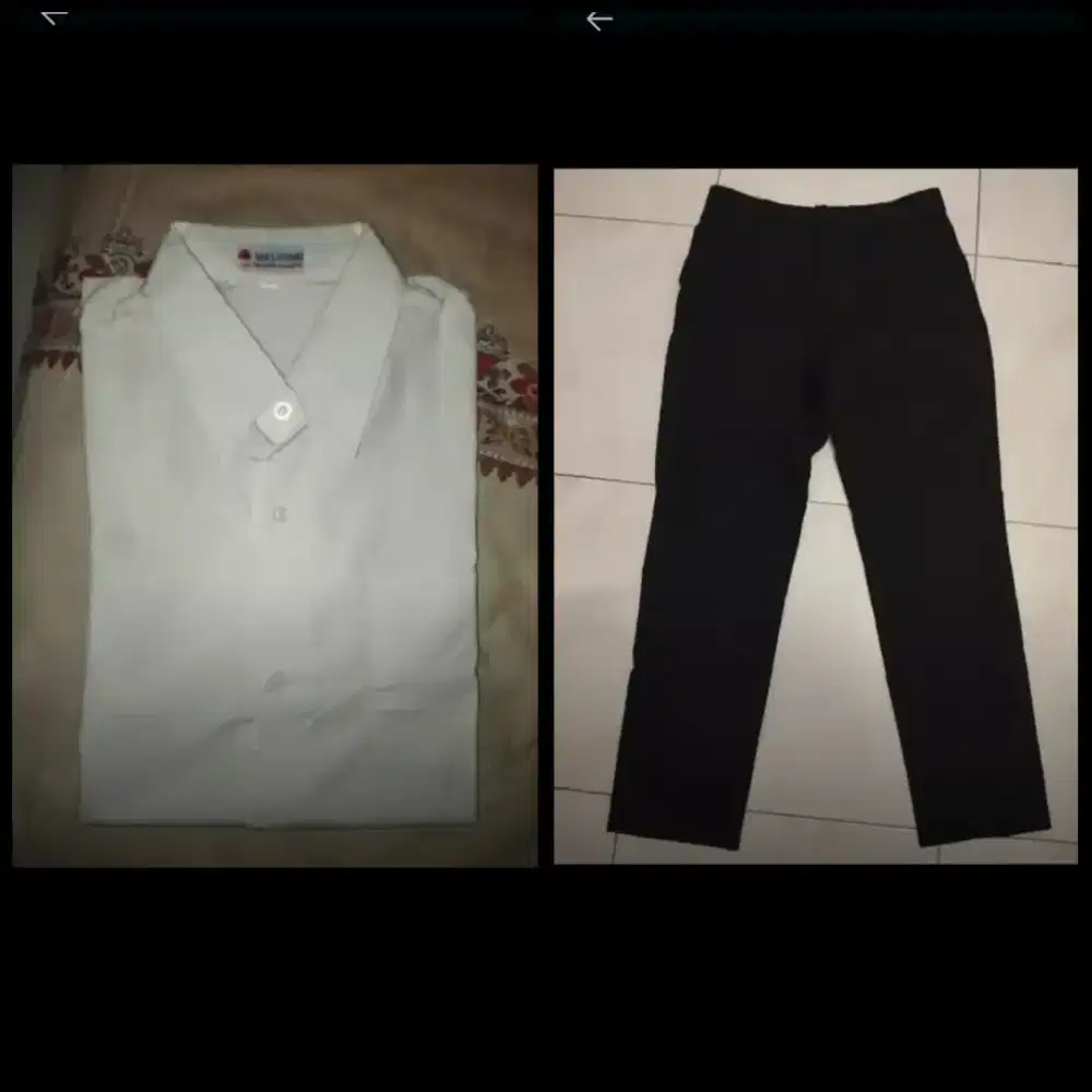 Kemeja & celana panjang