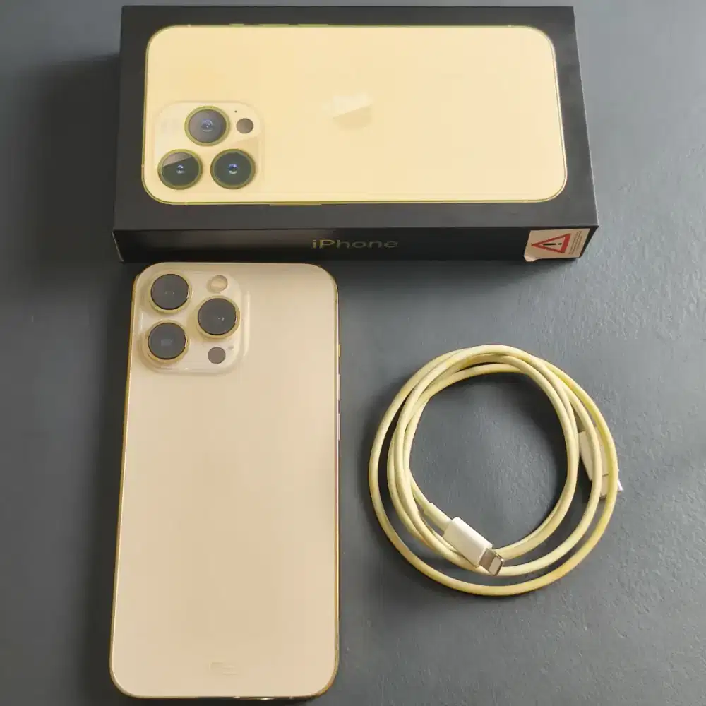 IPHONE 13 PRO 256GB GOLD EX GARANSI RESMI