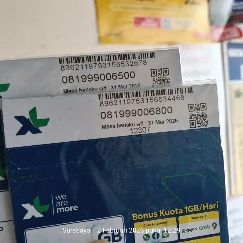 NOMOR CANTIK XL RATUSAN