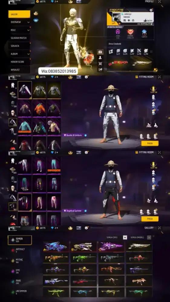 JUAL AKUN FF MURAH DAN AMAN