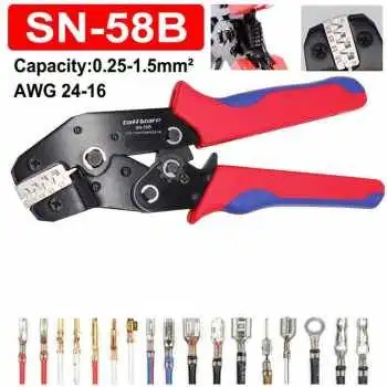 Tang Crimper Terminal Cable Crimping Plier Compression Tool