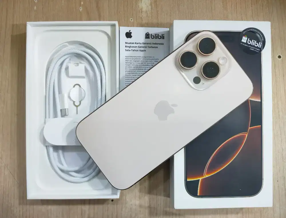 SECOND IPHONE 16 PRO 128GB Garansi Resmi iBox
