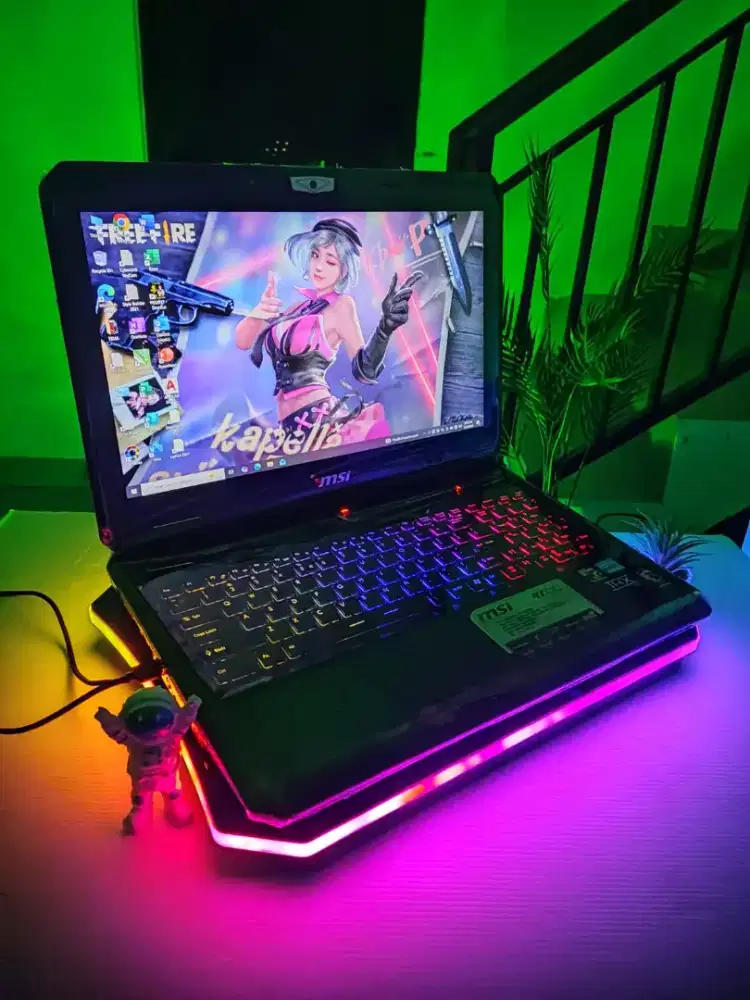 Laptop Gaming MSI GT60 Core i7 Ram 20gb Ssd+Hdd Dual Vga SiapPakai COD