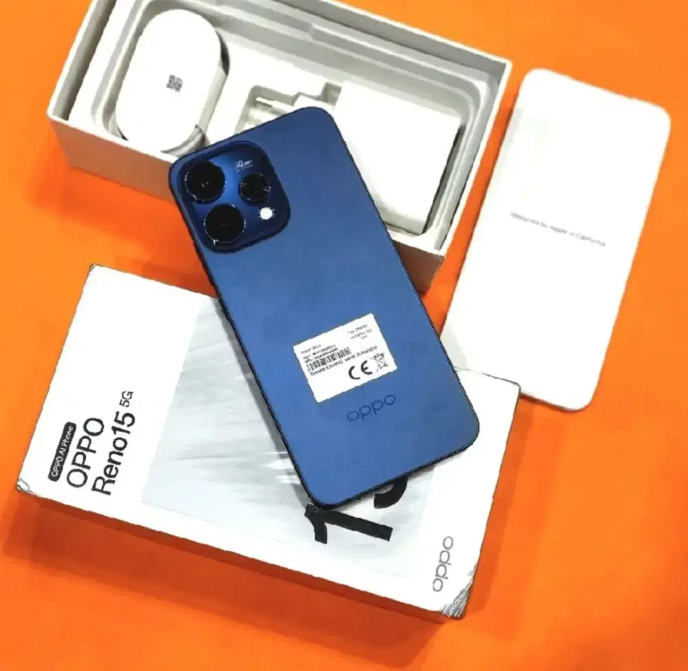 OPPO RENO 15 5G GARANSI RESMI 2027 TT/BT