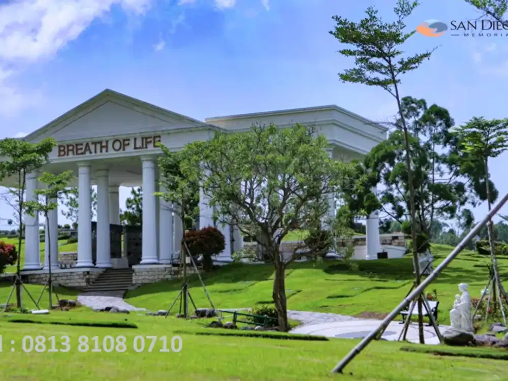Rumah abu (Columbarium) Semi Outdoor, Breath of Life di San Diego Hills Karawang