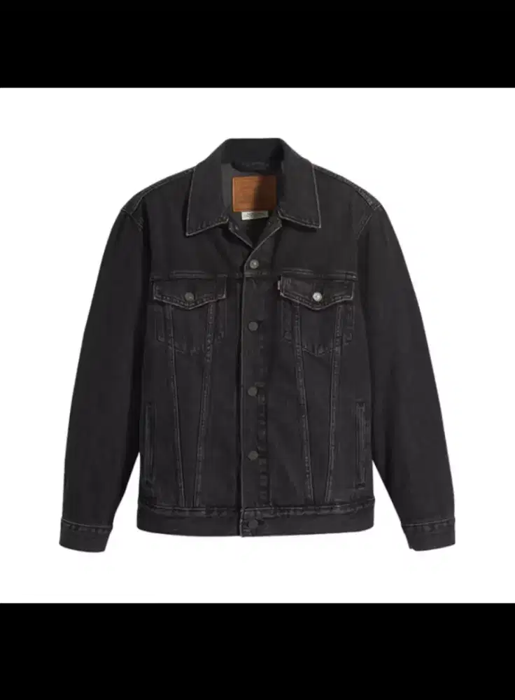 Jaket trucker levi's black