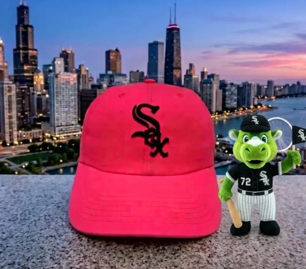 Topi Baseball Brim Pendek Chicago Red Sox MLB '47 Original Second