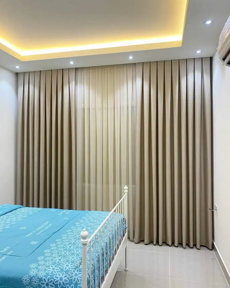 Tukang Tirai Gorden Jendela Gordyn Mewah Hordeng Terbaru Murah