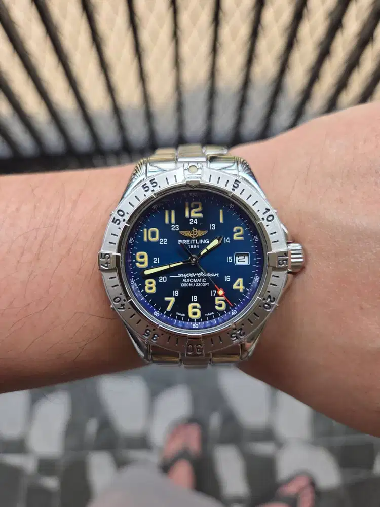 Breitling Superocean A17040 Blue Dial Automatic