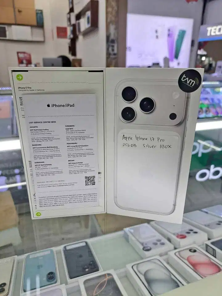 IPhone 17 Pro 256GB Silver New BNIB Garansi Resmi IBox