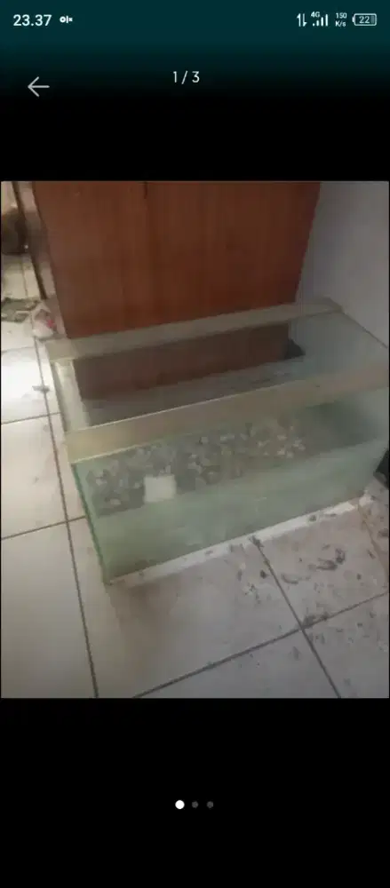 Dijual aquarium kaca