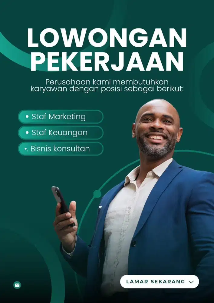 Di butuhkan Staff Marketing