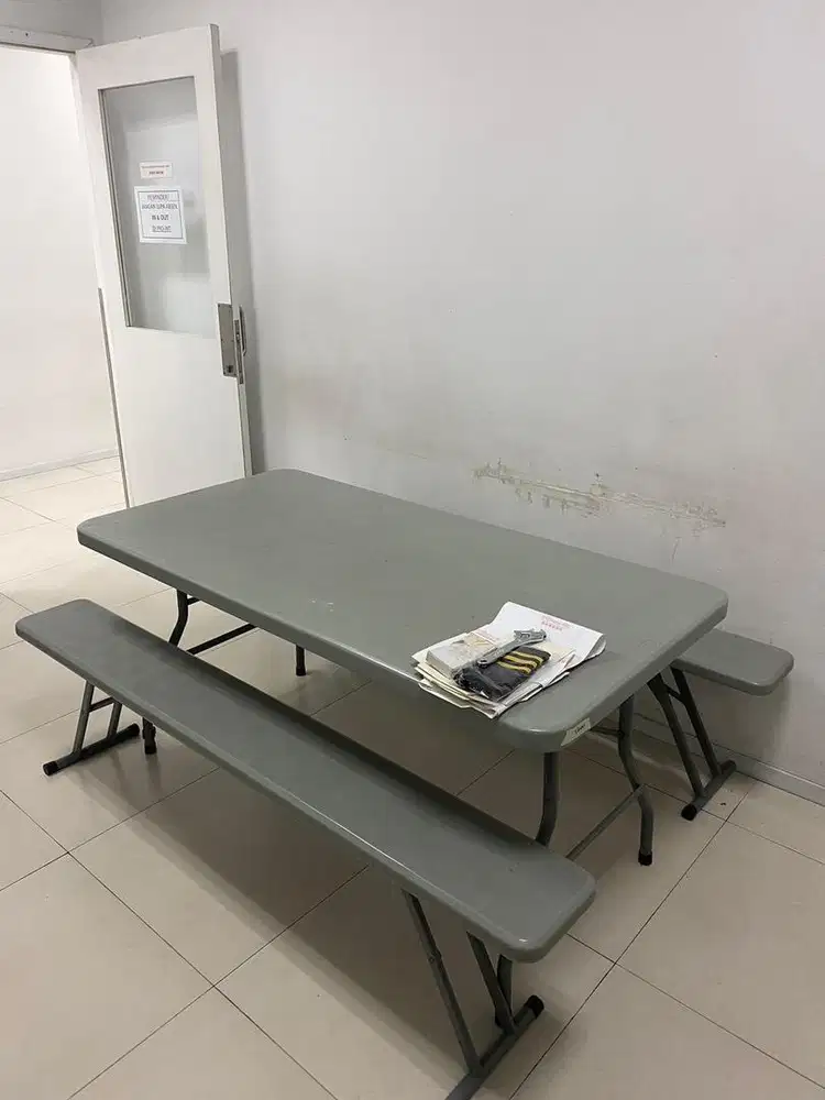 meja lipat & kursi lipat