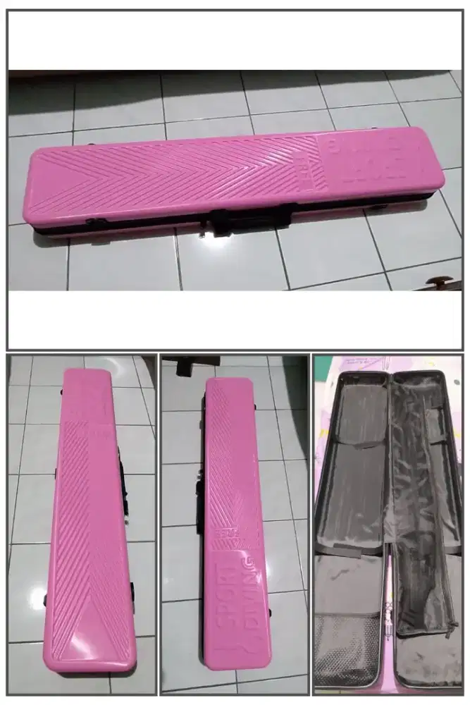 Long fins bag hardcase, Tas Koper Long fin merk Pollywog