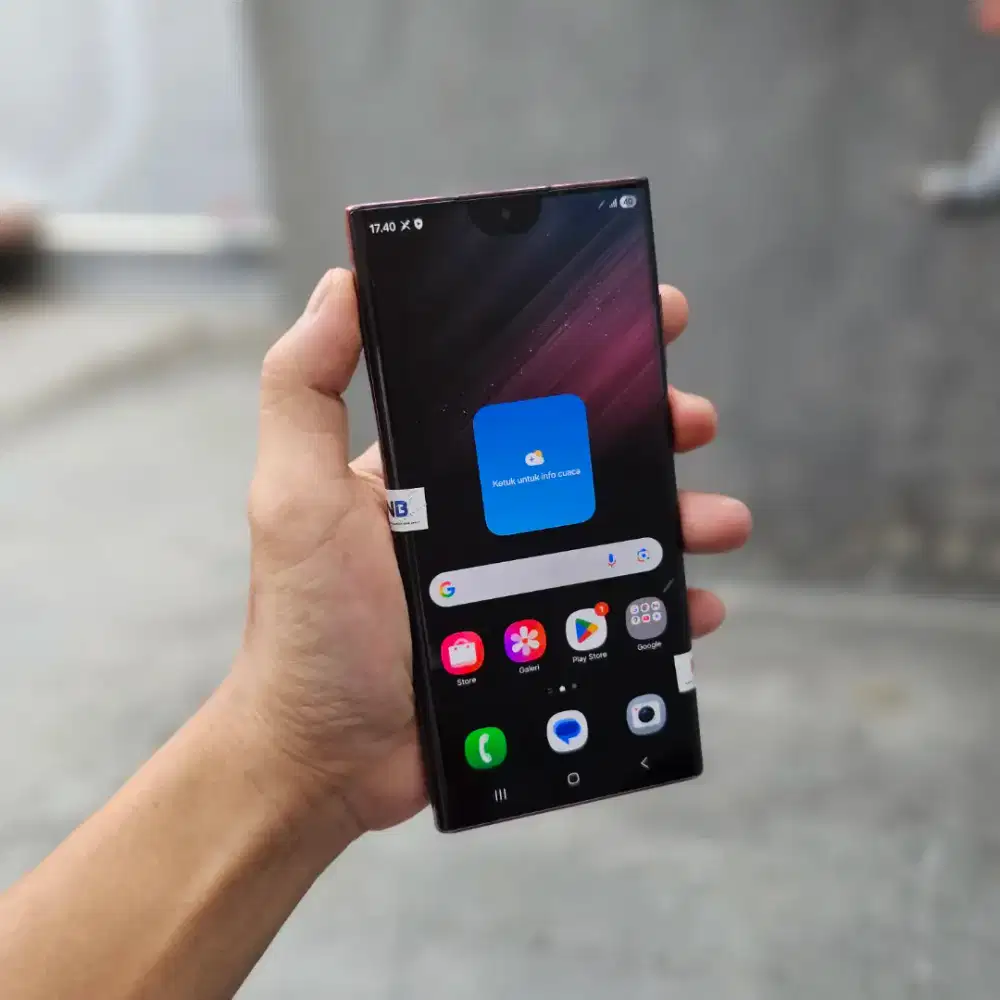 SAMSUNG GALAXY S22 ULTRA 5G SEIN 12/512 GB MINUS TOMPEL DAN WIFI OFF