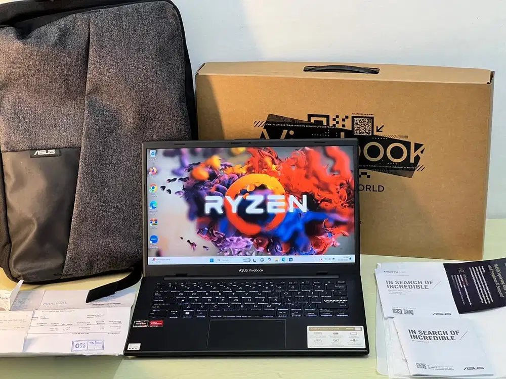 Asus VivoBook Go 14 Ryzen 5-7520U RAM 16 SSD 512 GB Mulus Like New