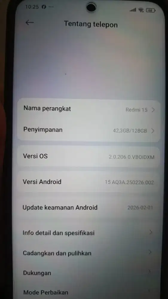 Redmi 15 fullset