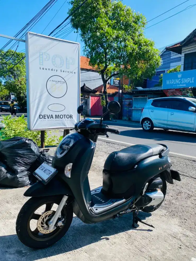 Scoopy 2025 hitam Deva motor