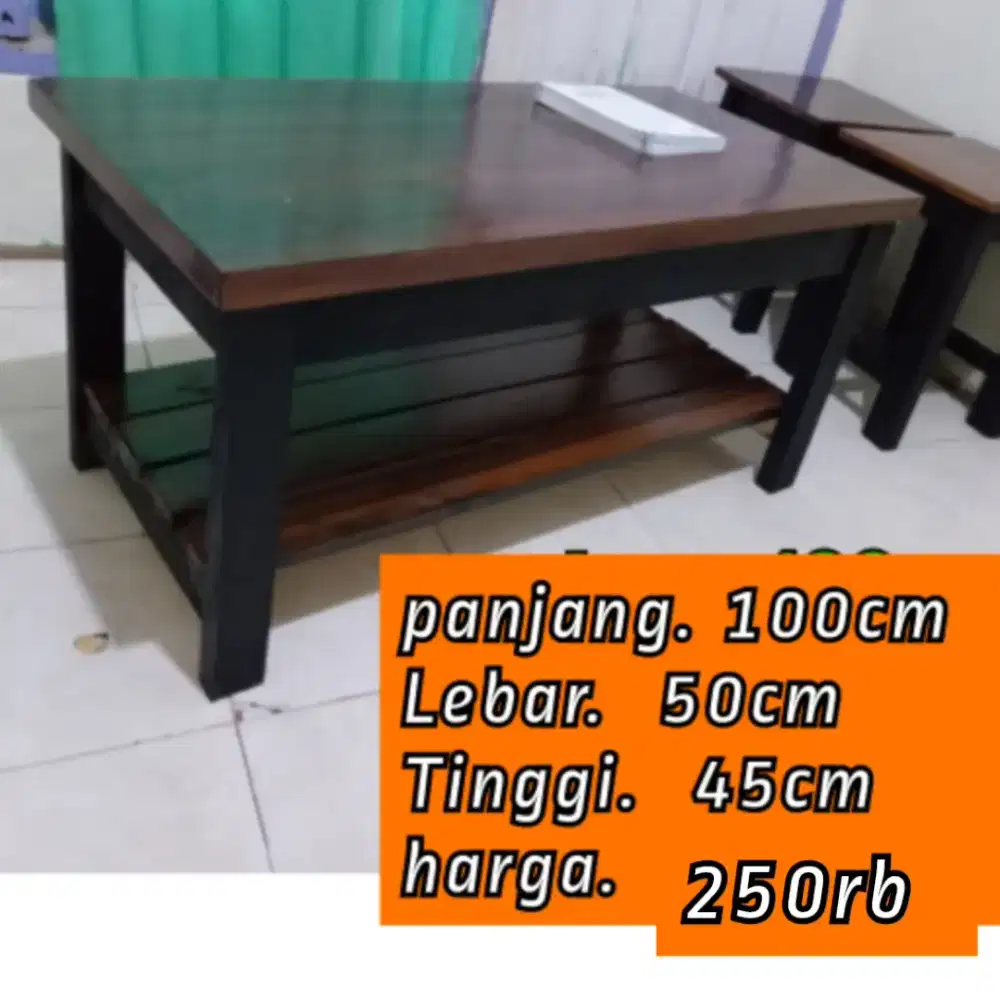 Meja TV, meja tamu, meja komputer laptop, meja dapur kompor