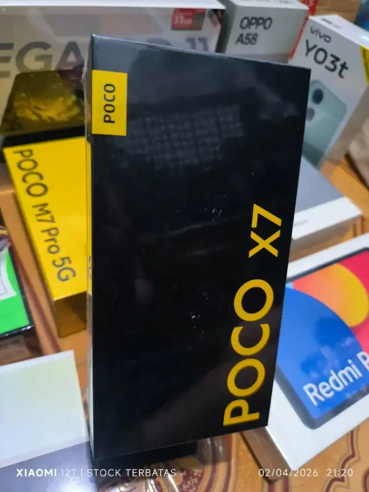 POCO X7 5G RAM 8GB+256GB BNIB/BARU/SEGEL. GARANSI RESMI. COD SERKOT