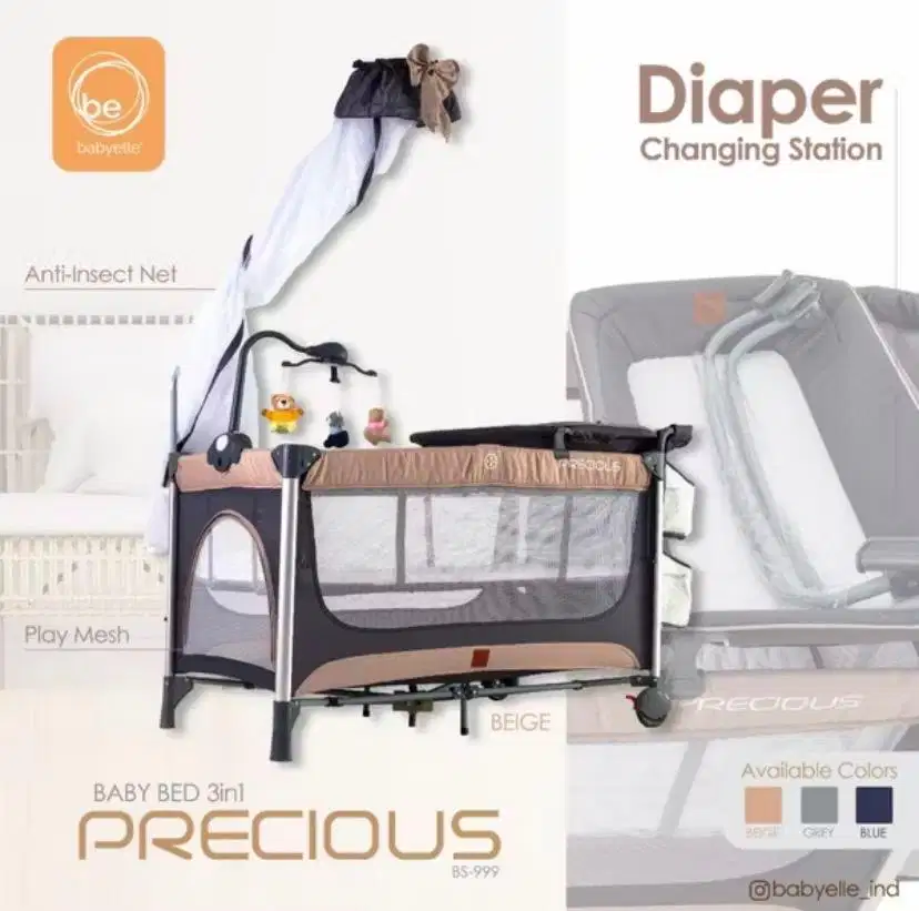 Dijual baby box / boks bayi / tempat tidur bayi babyelle precious