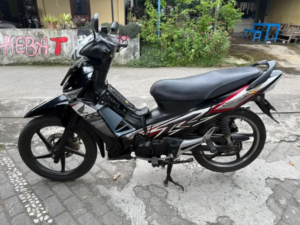 Supra 125 karburator double cakram THN 2012 plat AB Bantul