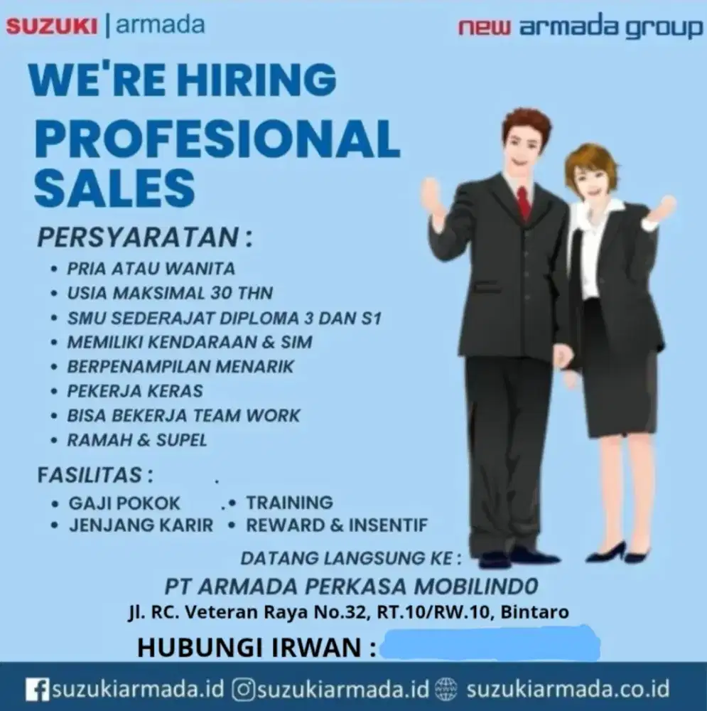 LOWONGAN PEKERJAAN SALES MOBIL
