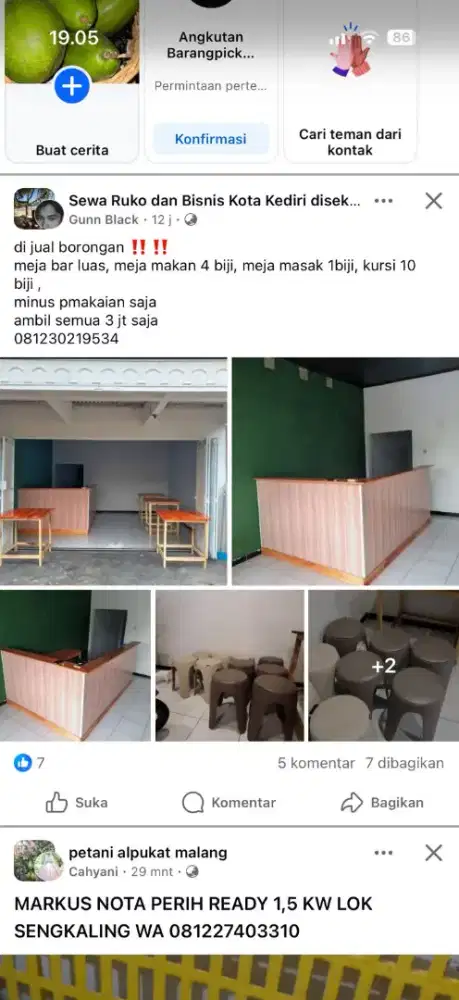 Jual perlengkapan usaha 3juta saja