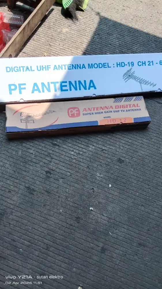 Toko Antenna tv digital ples pasang, siaran bagus