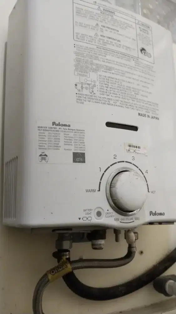 Pemanas air paloma