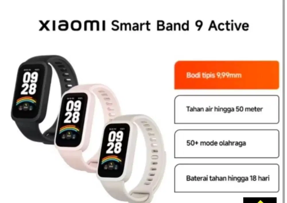 Dijual cepat xiaomi smartband 9