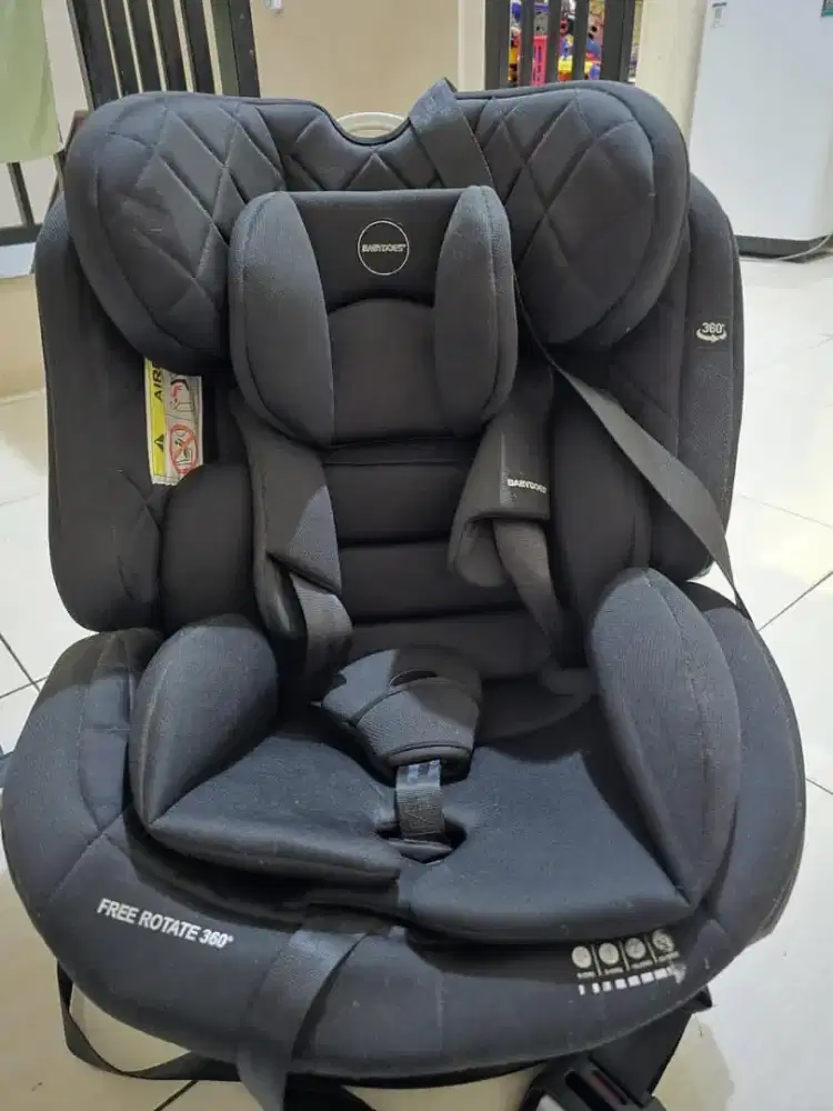 Carseat Babydoes SPS Free Rotate 360 Black