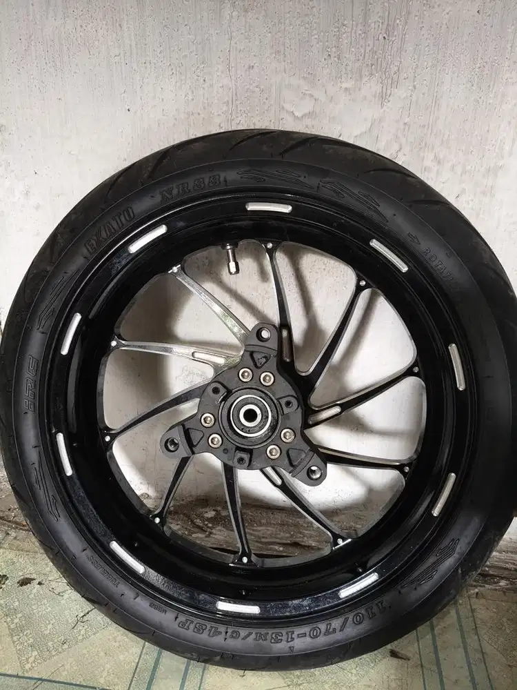 Dijual velg cmg mg10 ring 13 + ban nmax new