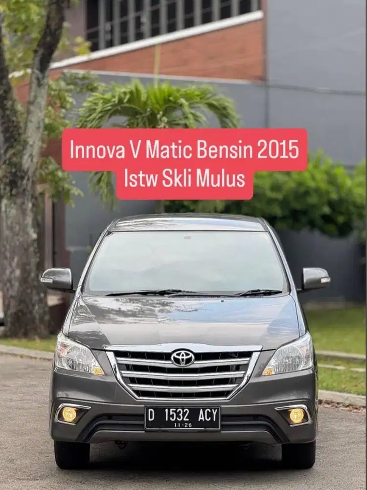 innova V 2.0 Matic Bensin 2014 pk an 2015 km low istw