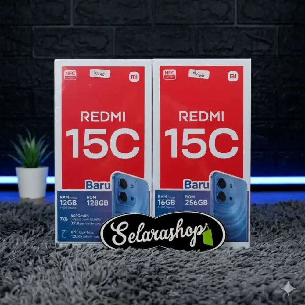REDMI 15C 8/256 BARU GARANSI RESMI