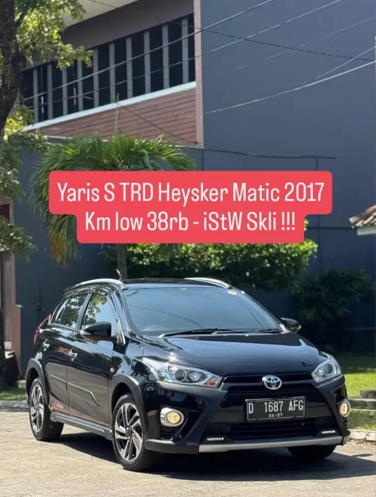 KM low 38rb - Yaris Heykers Matic 2017 pk an 2018 istw skli
