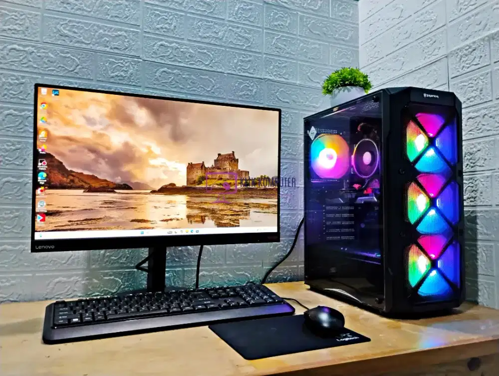 PC Ryzen5 Gaming Editing Hemat