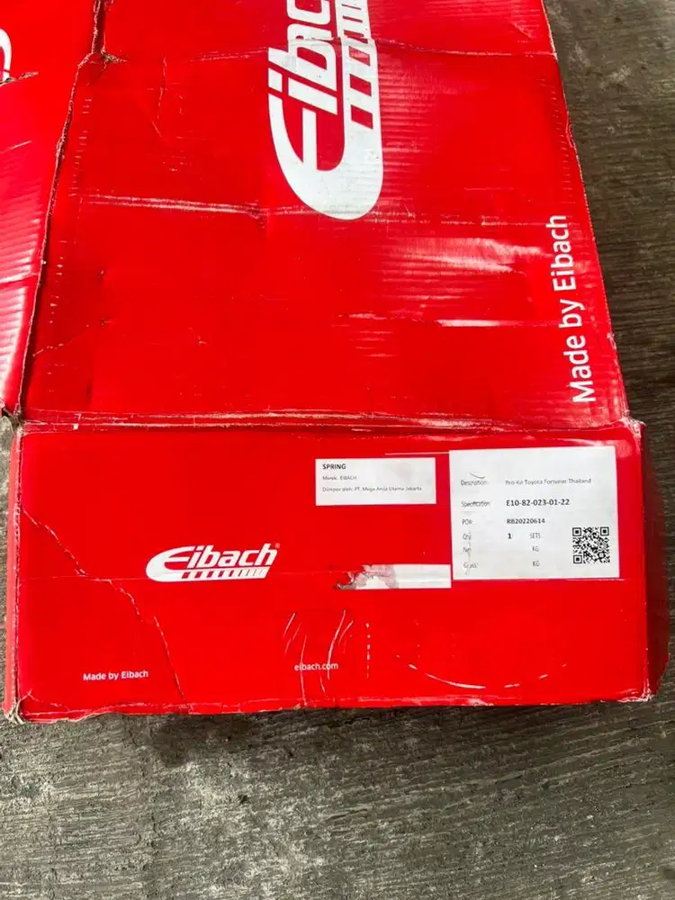 Jual Lowering Kit Per Ceper Eibach Fortuner