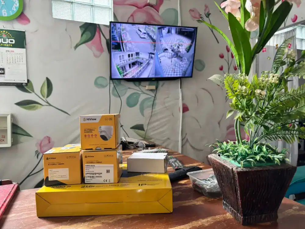 Paket lengkap cctv + pasang berkualitas hd