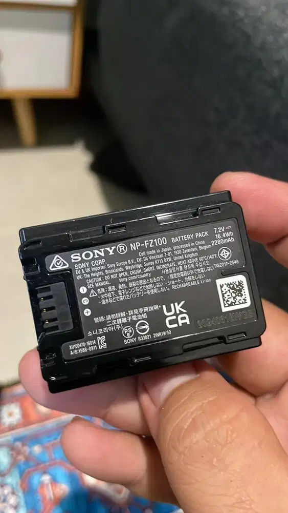 Batrai sony original NP Fz100