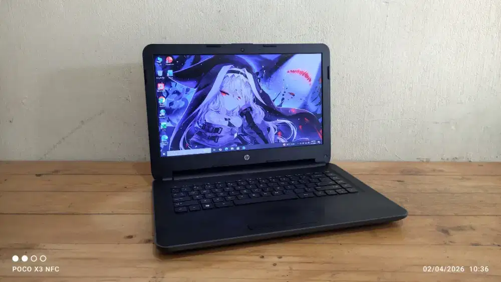 LAPTOP HP 245 AMD A6-7310 (8/256GB) LED 14 INCH KONDISI NORMAL