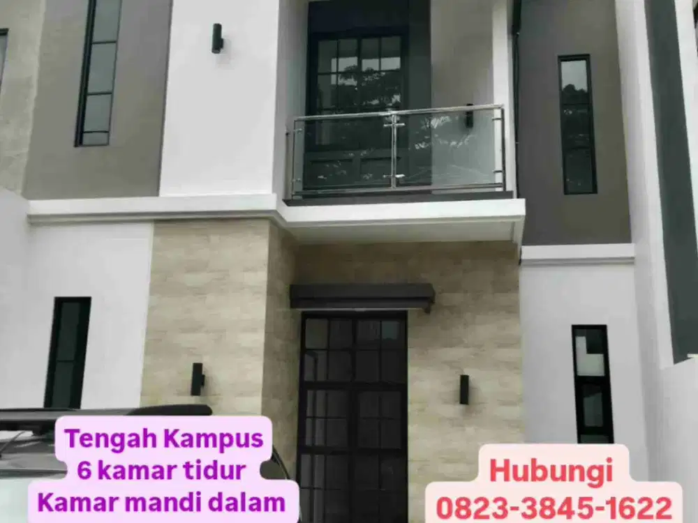 RUMAH BARU 6 KAMAR Dekat Suhat Malang Tunggul Wulung lengkap perabot