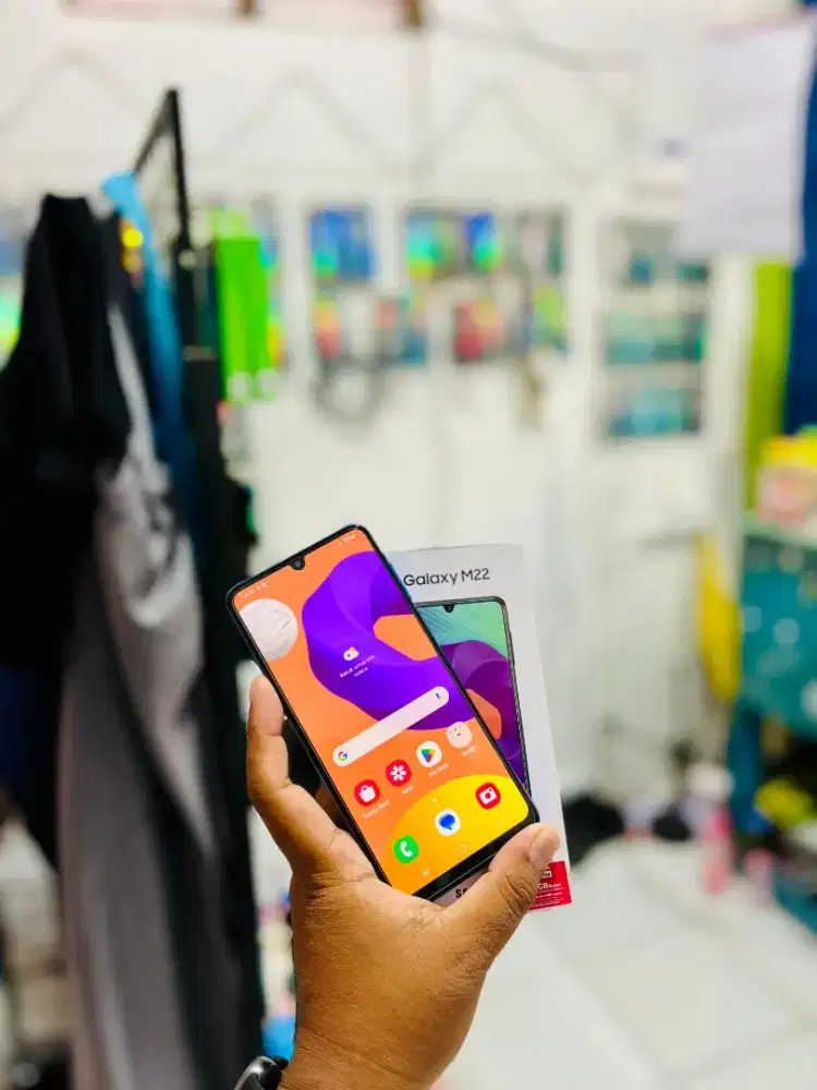 Samsung M22 6/128 Lengkap