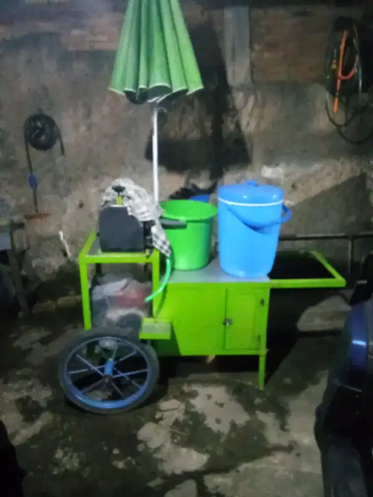 gerobak tebu lengkap mesin