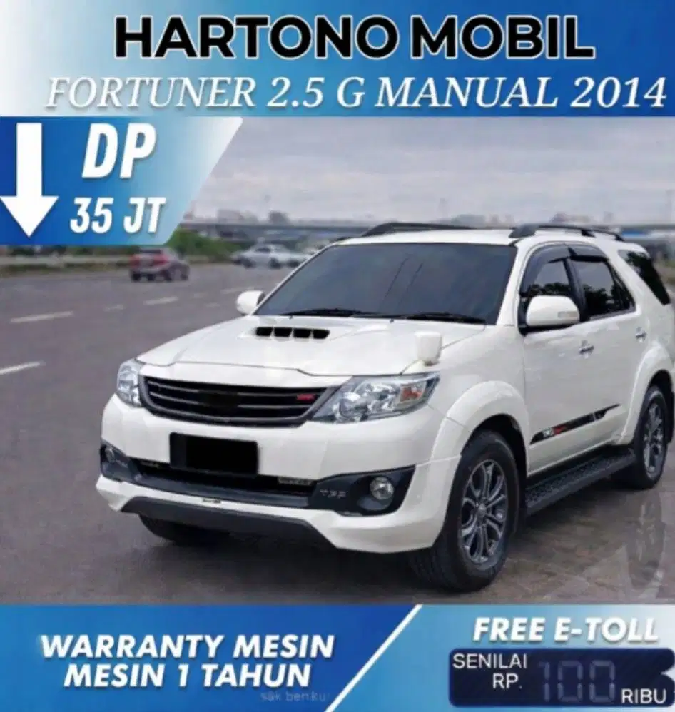 FORTUNER 2.5 G MANUAL 2014