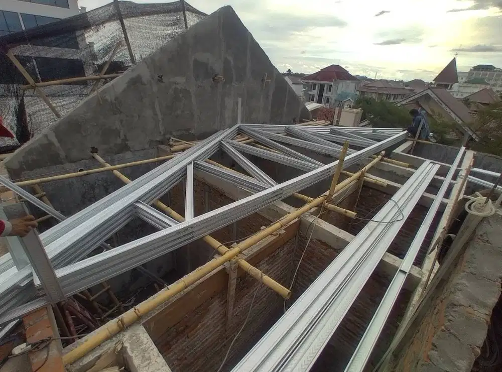 Konstruksi Baja Ringan Berkualitas BIMA TRUSS Ahlinya Pasti Kokoh