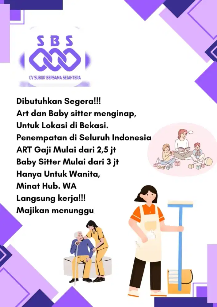 Art serabutan dan babysitter