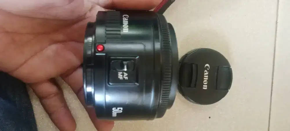 LENSA FIX CANON 50MM F1.8 NORMAL