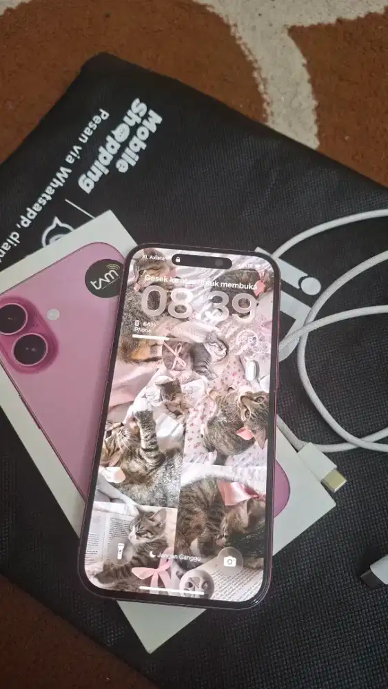 Iphone 16 128gb ibox warna pink